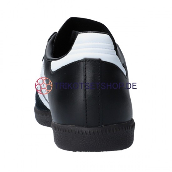 Adidas Classic Samba Hallenschuh Leder Weiß Schwarz Fußballschuhe