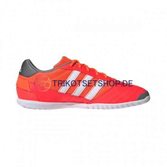 Adidas Classic Super Sala IN Halle White Rot Fußballschuhe