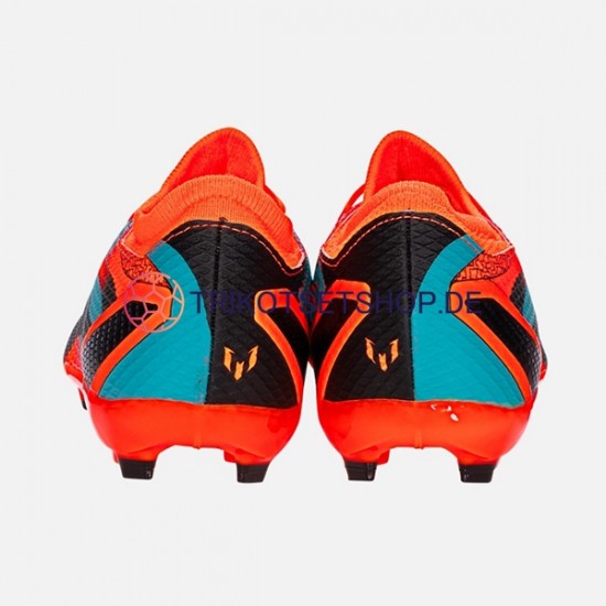 Adidas Messi X Speedportal.3 FG Orange Blau Schwarz Fußballschuhe