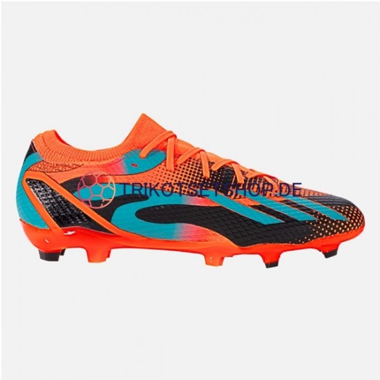 Adidas Messi X Speedportal.3 FG Orange Blau Schwarz Fußballschuhe