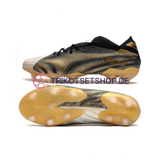 Adidas Nemeziz9.1 FG Atmospheric d Gelb Weiß Schwarz Fußballschuhe