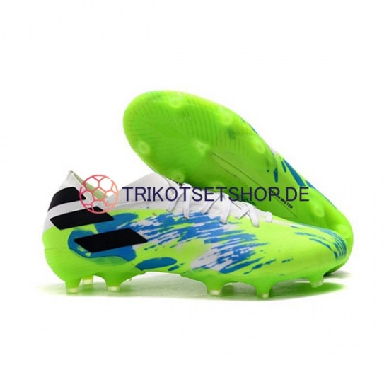 Adidas Nemeziz9.1 FG Blau Grün Schwarz Fußballschuhe