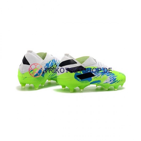 Adidas Nemeziz9.1 FG Blau Grün Schwarz Fußballschuhe