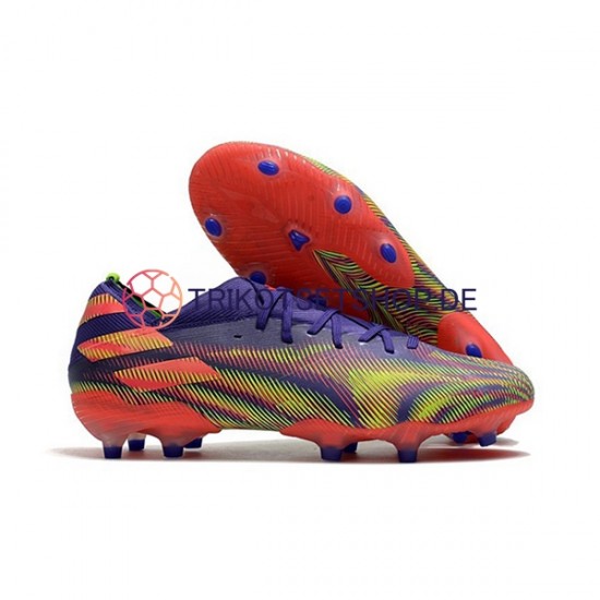 Adidas Nemeziz9.1 FG Precision To Blur Lila Pink Grün Fußballschuhe