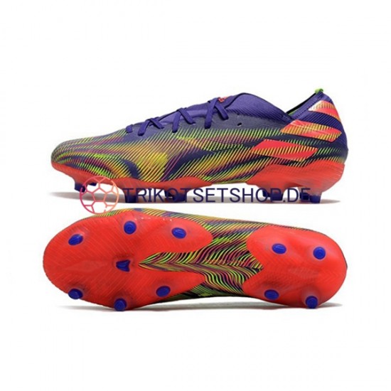 Adidas Nemeziz9.1 FG Precision To Blur Lila Pink Grün Fußballschuhe