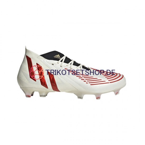 Adidas Predator EDGE.1 FG Showdown Rot Gold Weiß Fußballschuhe