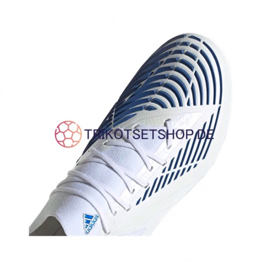 Adidas Predator EDGE.1 L AG Diamond Edge Blau Weiß Fußballschuhe