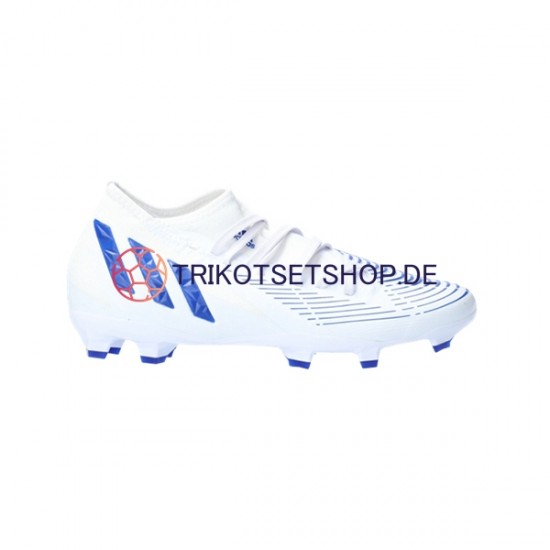 Adidas Predator EDGE.3 FG Diamond Edge Blau Weiß Fußballschuhe