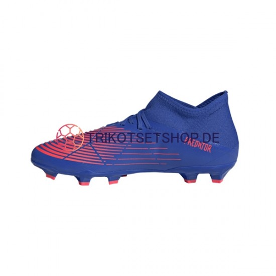 Adidas Predator EDGE.3 FG Sapphire Edge Rot Blau Fußballschuhe