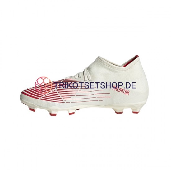 Adidas Predator EDGE.3 FG Showdown Rot Gold Weiß Fußballschuhe