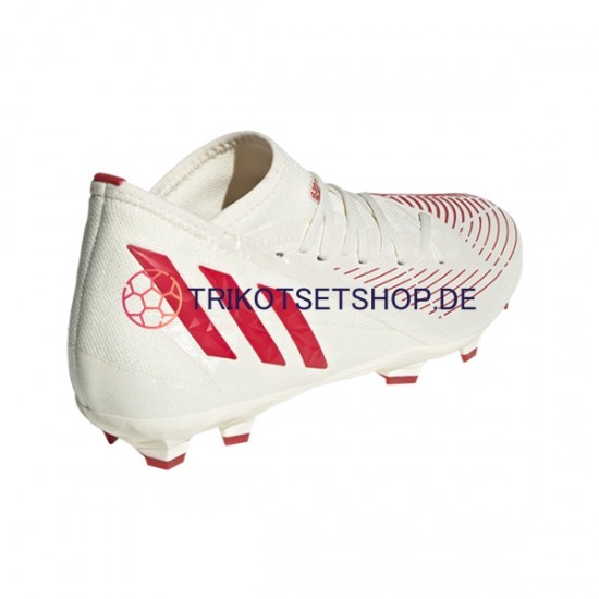 Adidas Predator EDGE.3 FG Showdown Rot Gold Weiß Fußballschuhe