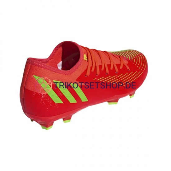 Adidas Predator EDGE.3 L FG Game Data Rot Grün Fußballschuhe