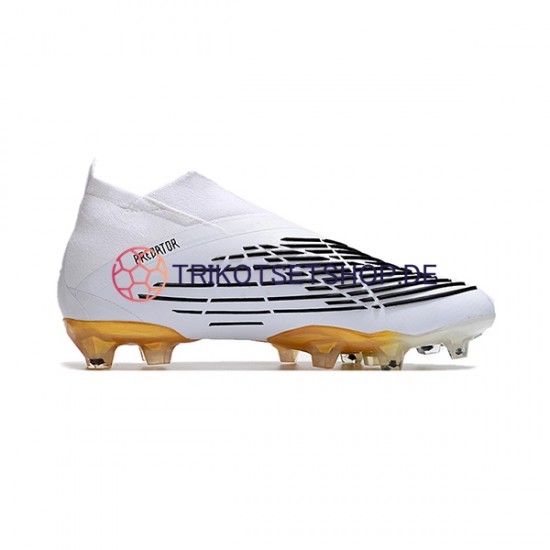 Adidas Predator Edge Geometric FG Weiß Schwarz Fußballschuhe