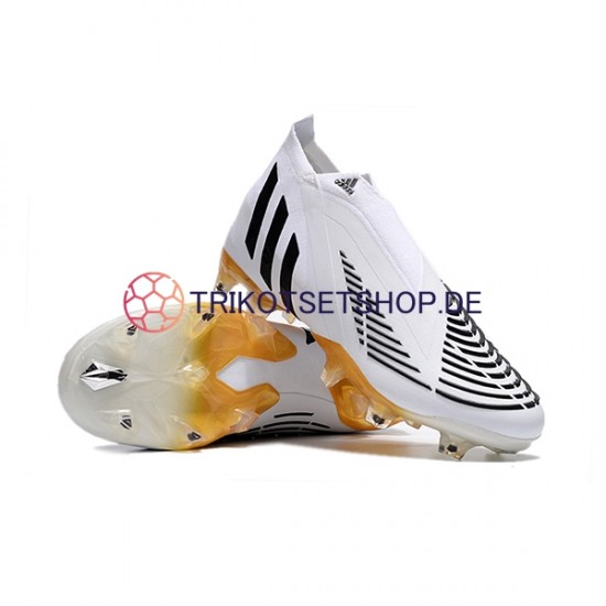 Adidas Predator Edge Geometric FG Weiß Schwarz Fußballschuhe