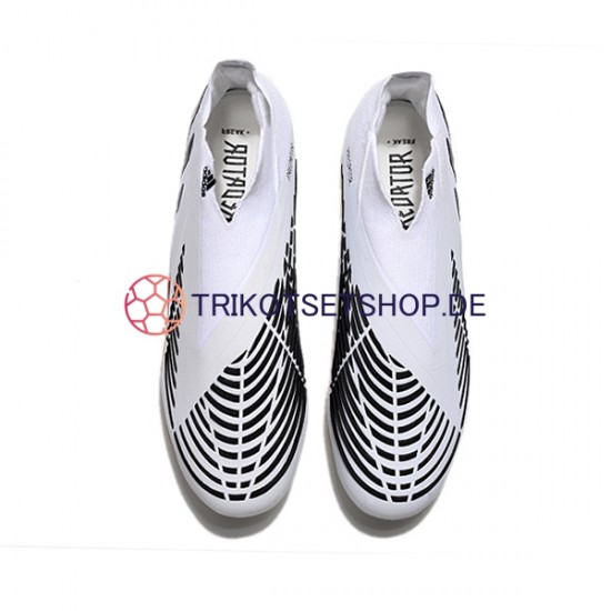 Adidas Predator Edge Geometric FG Weiß Schwarz Fußballschuhe