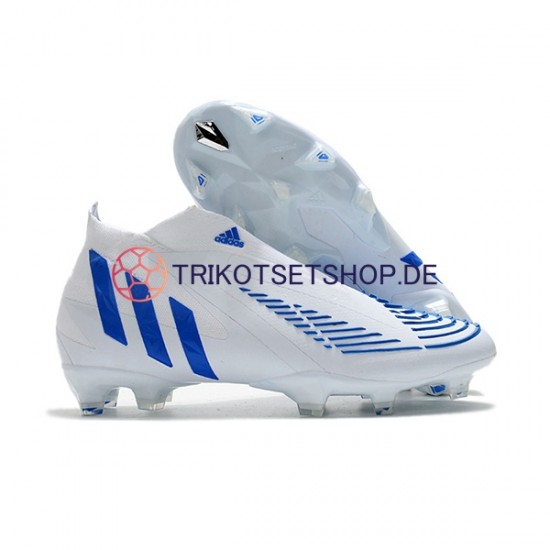 Adidas Predator Edge Geometric FG Blau Weiß Fußballschuhe