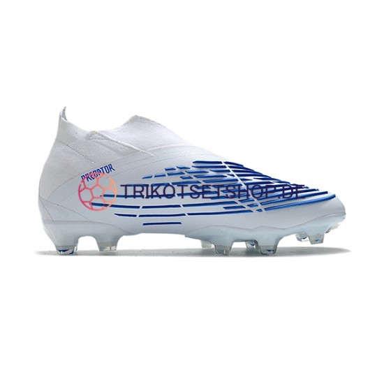 Adidas Predator Edge Geometric FG Blau Weiß Fußballschuhe