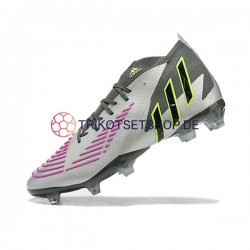 Adidas Predator Edge Geometric.1 FG Lila Weiß Fußballschuhe