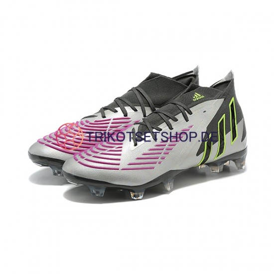 Adidas Predator Edge Geometric.1 FG Lila Weiß Fußballschuhe