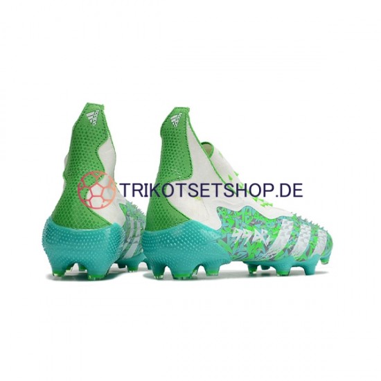 Adidas Predator FREAK FG Weiß Grün Fußballschuhe