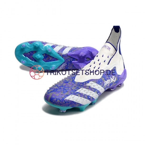 Adidas Predator FREAK FG Lila Weiß Fußballschuhe