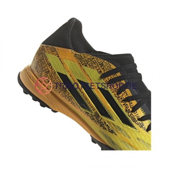 Adidas X SPEEDFLOW Messi.3 TF Mi Historia Gold Fußballschuhe