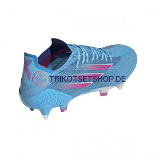 Adidas X SPEEDFLOW.1 SG Sapphire Edge Pink Blau Weiß Fußballschuhe