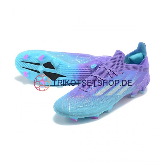 Adidas X Speed flow FG Lila Blau Fußballschuhe