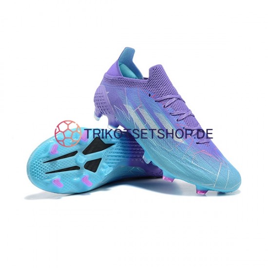 Adidas X Speed flow FG Lila Blau Fußballschuhe