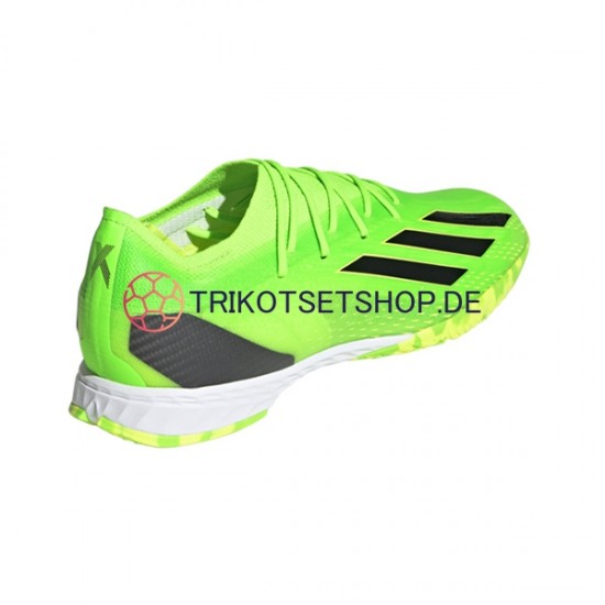 Adidas X Speedportal.1 IN Game Data Grün Schwarz Fußballschuhe