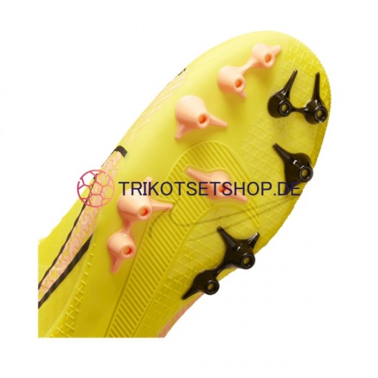 Nike Air Zoom Mercurial Superfly IX Academy AG AG Lucent Pink Gelb Fußballschuhe