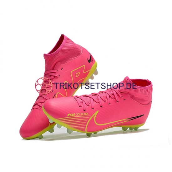 Nike Air Zoom Mercurial Superfly IX Academy AG Pink Grün Fußballschuhe
