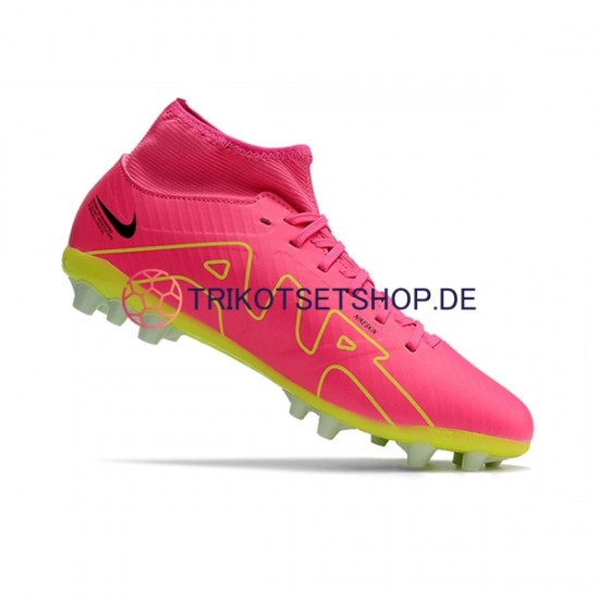 Nike Air Zoom Mercurial Superfly IX Academy AG Pink Grün Fußballschuhe
