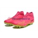 Nike Air Zoom Mercurial Superfly IX Academy AG Pink Grün Fußballschuhe