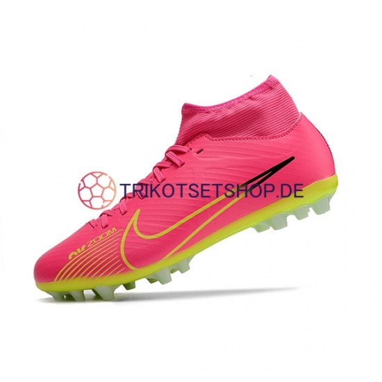 Nike Air Zoom Mercurial Superfly IX Academy AG Pink Grün Fußballschuhe