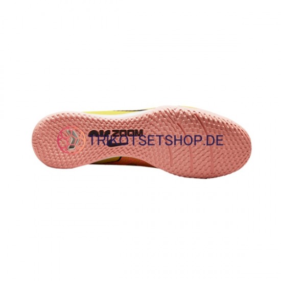 Nike Air Zoom Mercurial Superfly IX Academy IC Halle Lucent Pink Gelb Fußballschuhe