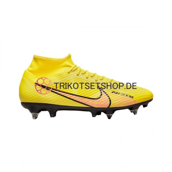Nike Air Zoom Mercurial Superfly IX Academy SG Pro Lucent AC Pink Gelb Fußballschuhe