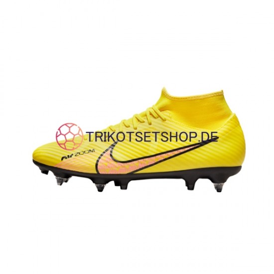 Nike Air Zoom Mercurial Superfly IX Academy SG Pro Lucent AC Pink Gelb Fußballschuhe