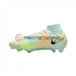 Nike Air Zoom Mercurial Superfly IX Bonded Elite FG Blau Grün Fußballschuhe
