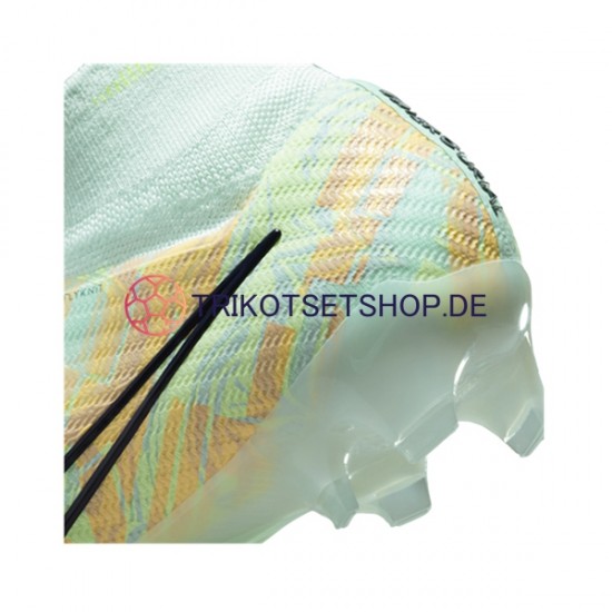 Nike Air Zoom Mercurial Superfly IX Bonded Elite FG Blau Grün Fußballschuhe