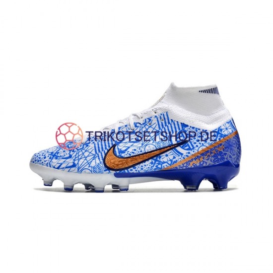 Nike Air Zoom Mercurial Superfly IX Elite AG Blau Fußballschuhe