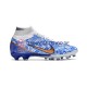 Nike Air Zoom Mercurial Superfly IX Elite AG Blau Fußballschuhe