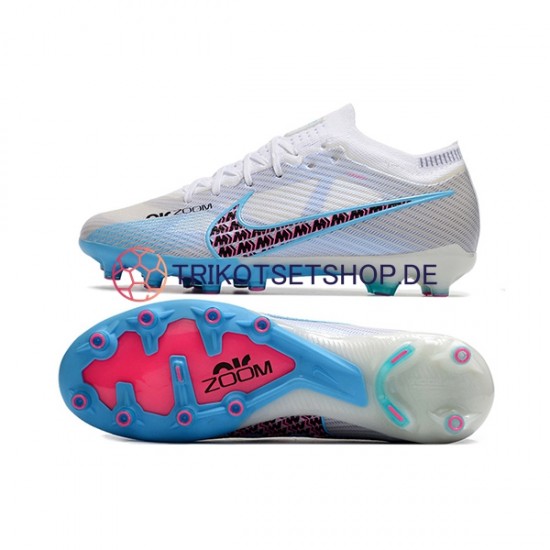 Nike Air Zoom Mercurial Superfly IX Elite AG Blau Weiß Fußballschuhe