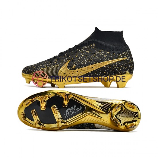 Nike Air Zoom Mercurial Superfly IX Elite Gelb Schwarz Fußballschuhe