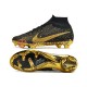 Nike Air Zoom Mercurial Superfly IX Elite Gelb Schwarz Fußballschuhe