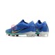 Nike Air Zoom Mercurial Superfly IX Elite FG Blau Grün Fußballschuhe