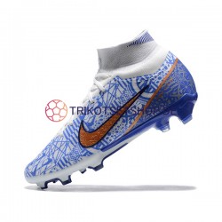 Nike Air Zoom Mercurial Superfly IX Elite FG Gold Blau Weiß Fußballschuhe