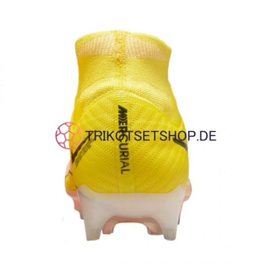 Nike Air Zoom Mercurial Superfly IX Elite FG Lucent Pink Gelb Fußballschuhe