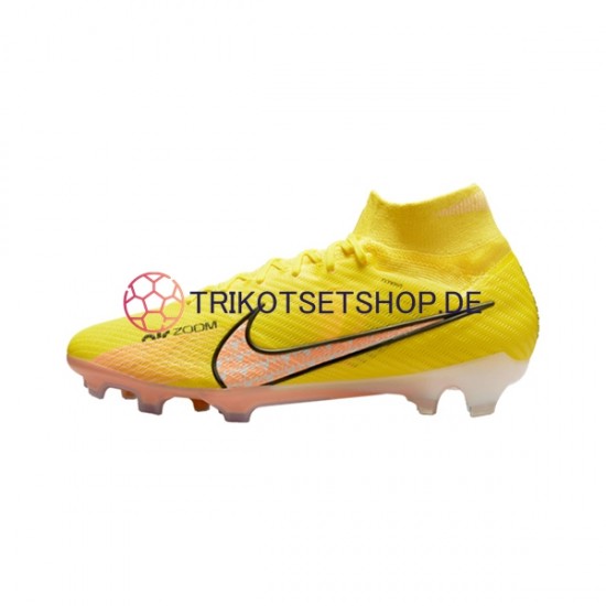 Nike Air Zoom Mercurial Superfly IX Elite FG Lucent Pink Gelb Fußballschuhe