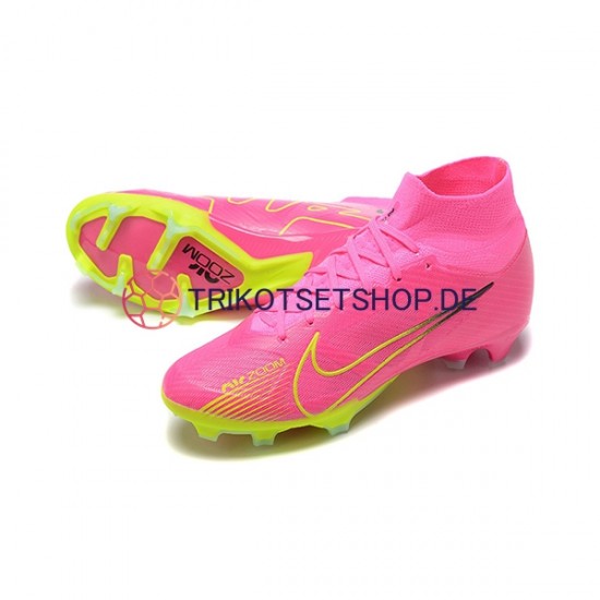 Nike Air Zoom Mercurial Superfly IX Elite FG Rot Grün Fußballschuhe